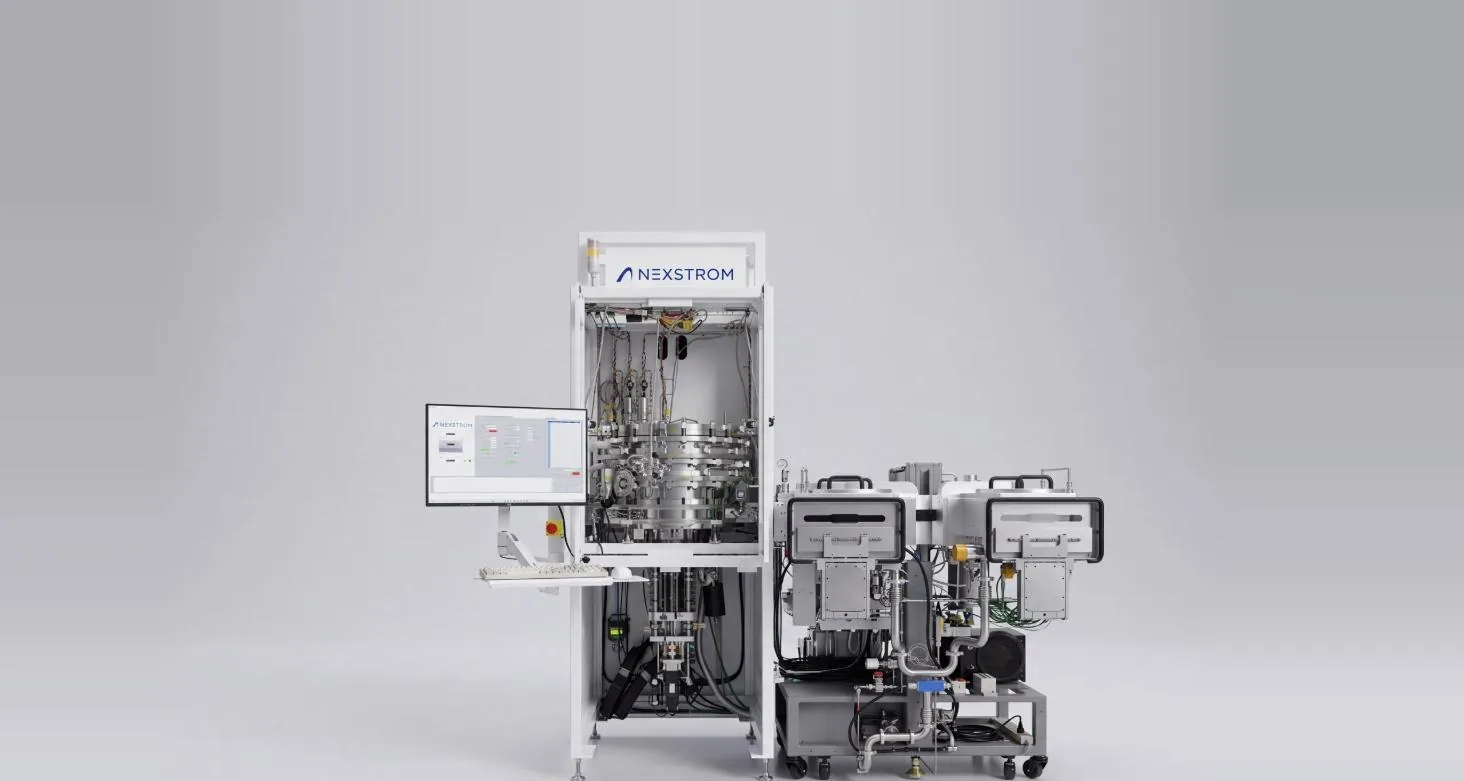 North Star™ cold-wall CVD system with the process chamber revealed